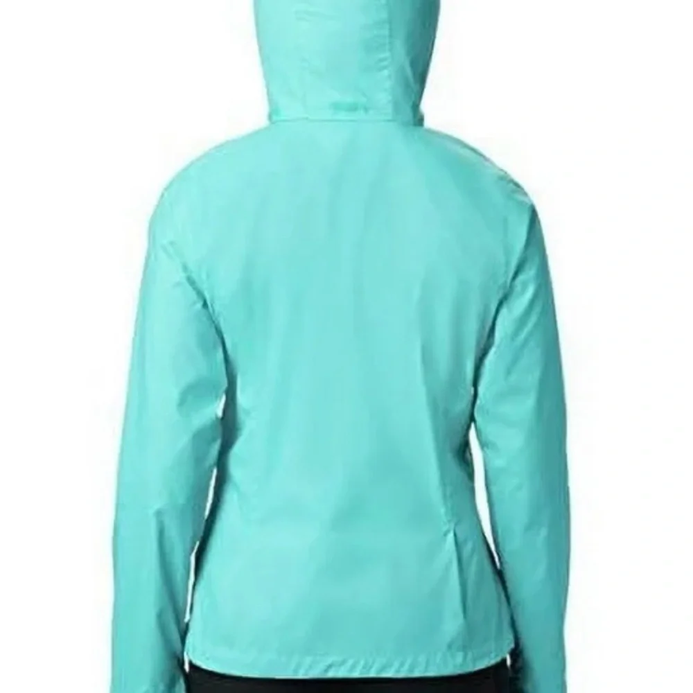 Women's Columbia Switchback III Hooded Packable Jacket Color: Teal Jacket
